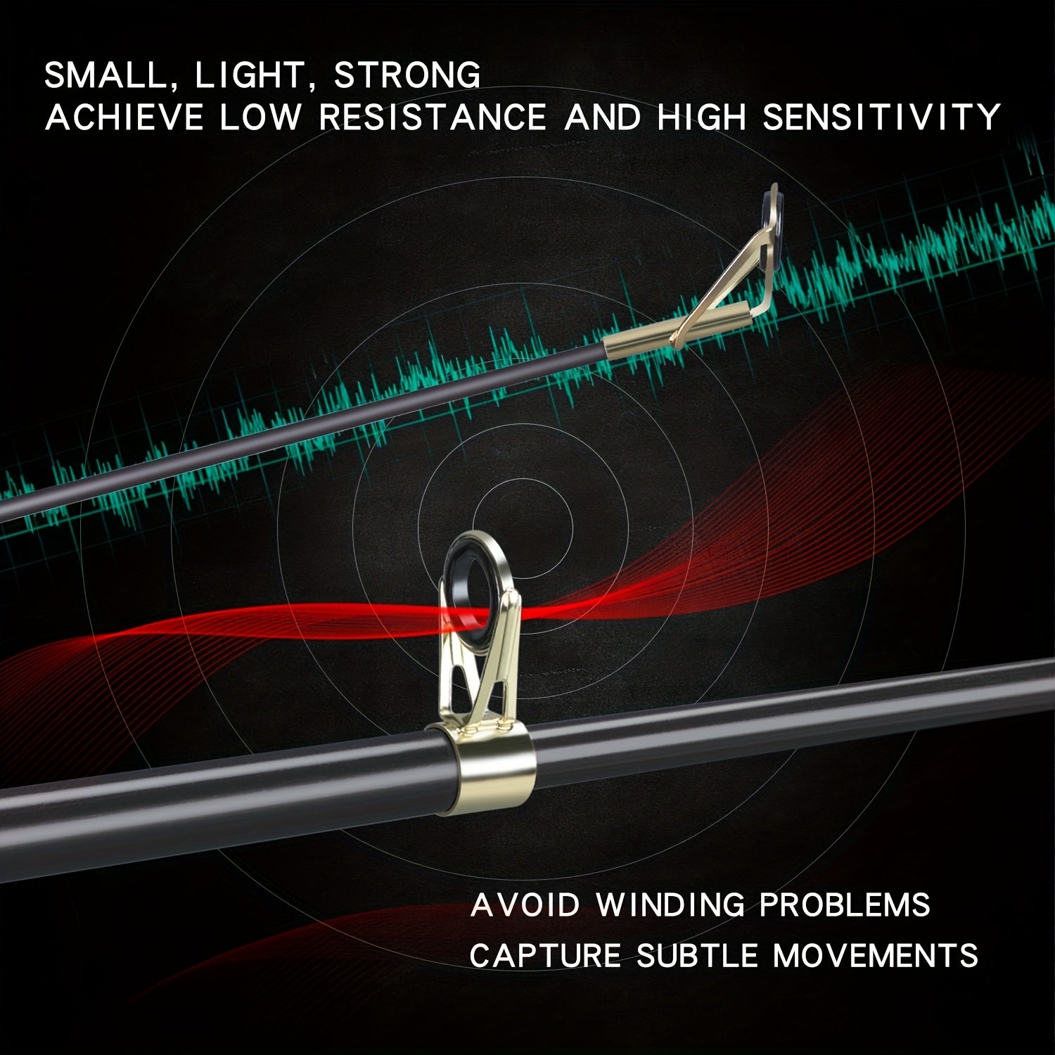 Sougayilang Telescopic Spinning Baliq Ovi Tizgichi, 207.87 sm dan 294.74 sm gacha, Oltin Uglerod Tolasi, O'rtacha Harakat, Shirin va Tuzli Suvlar uchun.