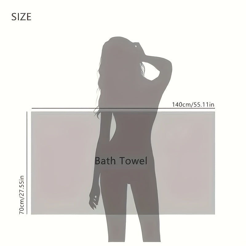 Microfiber Bath Towel Set 1/2 Pack 68.58 x 137.16 cm Ultra Soft Absorbent Lightweight