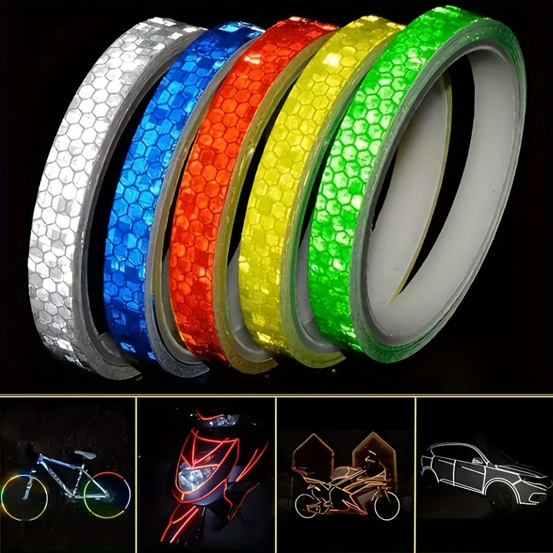 Reflective PVC Tape for Bicycles and Motorcycles Waterproof Self-Adhesive Safety Sticker
