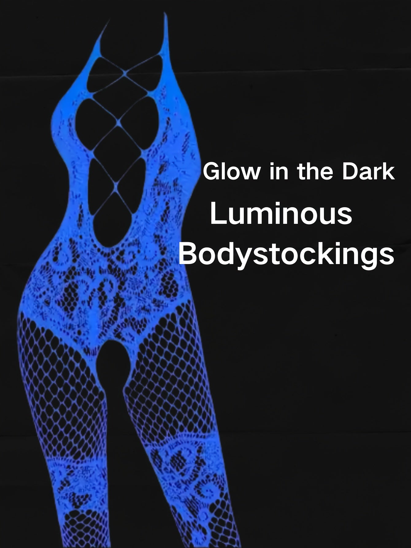 Women's Floral Pattern Body Stockings High Stretch Knit