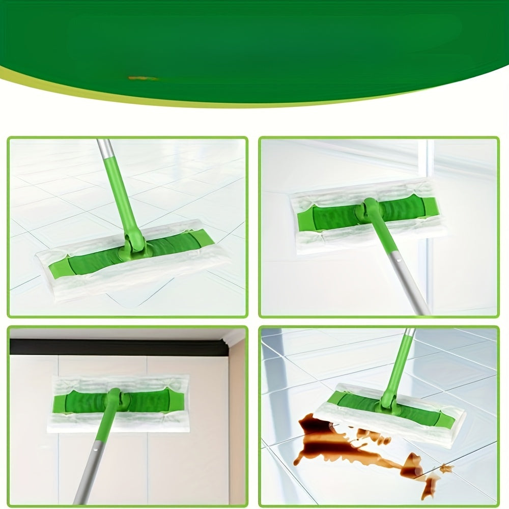 100-Pack Disposable Dry Sweeping Cloths for Dust Removal, Multi-Surface Use