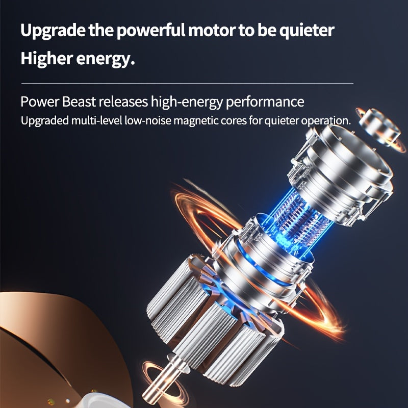 Multifunctional 3-in-1 Handheld Car Vacuum Wet Dry with Crevice Tool