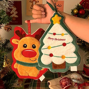 Bayramlik Santa Claus qo‘l sochiq koral mo‘ynali tez quriydigan so‘riladigan oshxona va hammom bezaklari