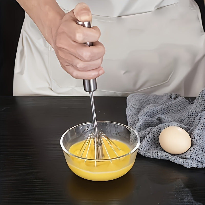 Stainless steel egg beater 30.48 cm handheld manual for baking camping