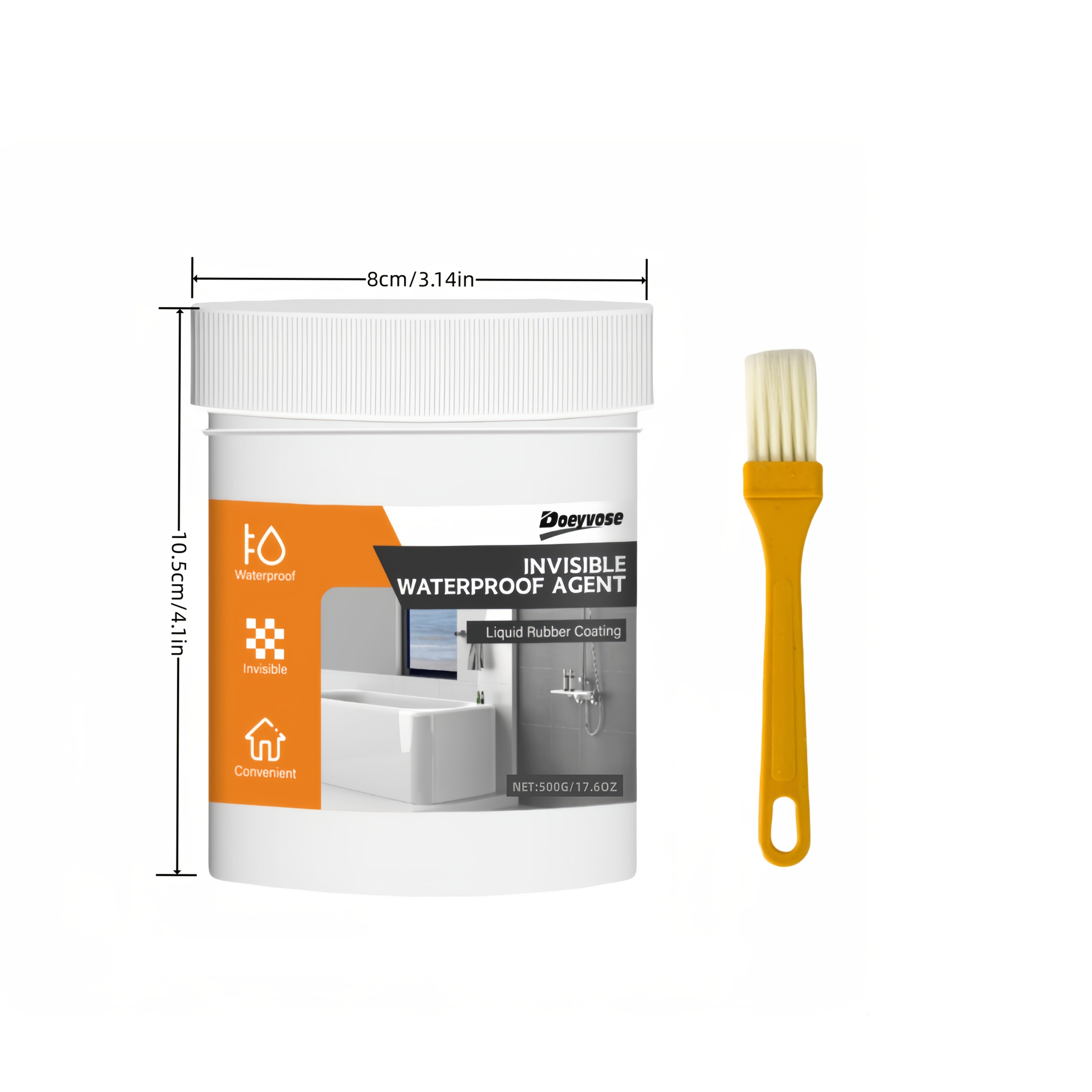 Transparent RV Roof Sealant Waterproof Wall Bathroom Repair Easy Application