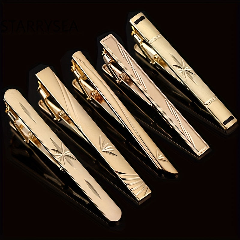 Men's Tie Bar Clip for Business and Weddings Stainless Steel Slim Tie Pin