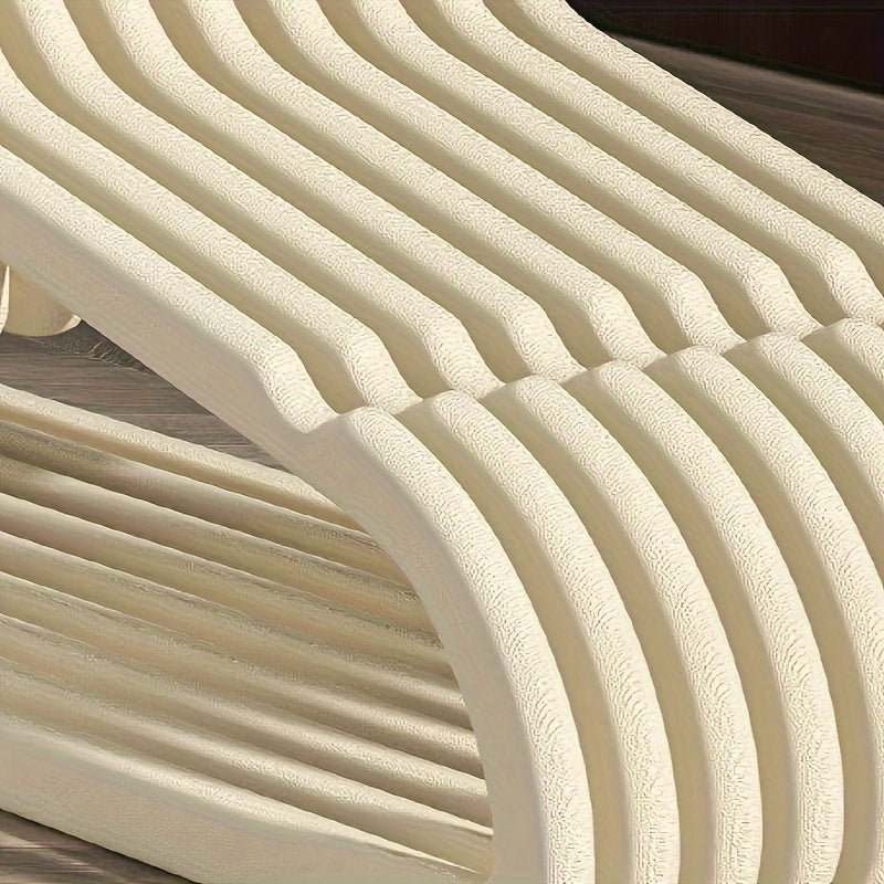 Non-Marking Flocked Hanger with Anti-Slip Grip for Closet Storage