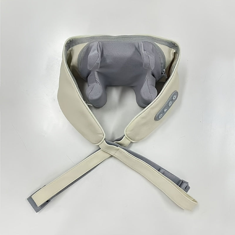 Cordless Shiatsu Deep Tissue Massager with Heat and Auto-Off for Neck and Shoulders