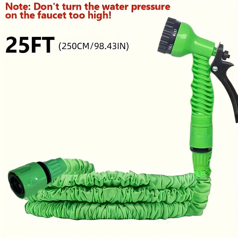 Manguera de jardín extensible 25 50 75 100 pies para regar, lavado de coches y mascotas