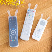 Silicone Rabbit Ear Dustproof Shockproof Remote Control Cover for Night Light TV Air Conditioner