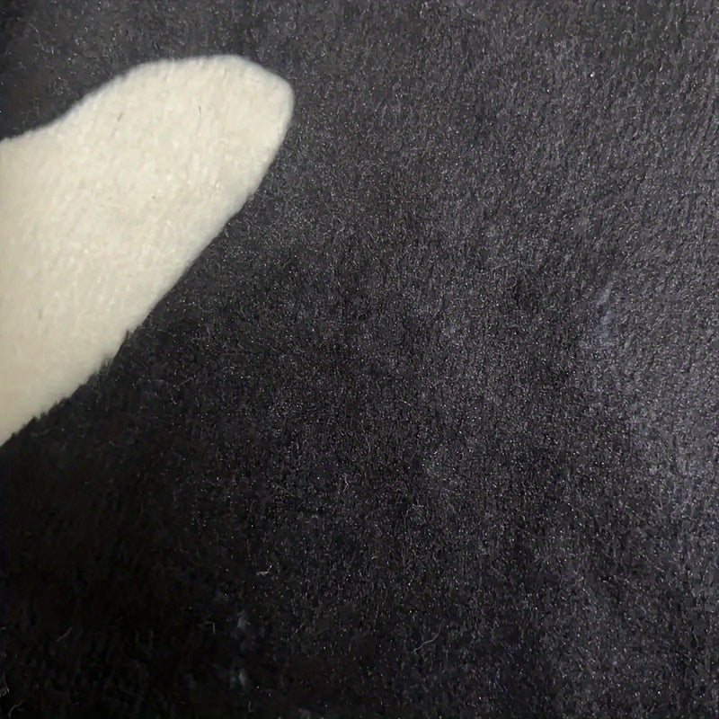 Humorous Cartoon Black Man Carpet Soft Washable Non-Slip Rug for Living Bedroom Kitchen