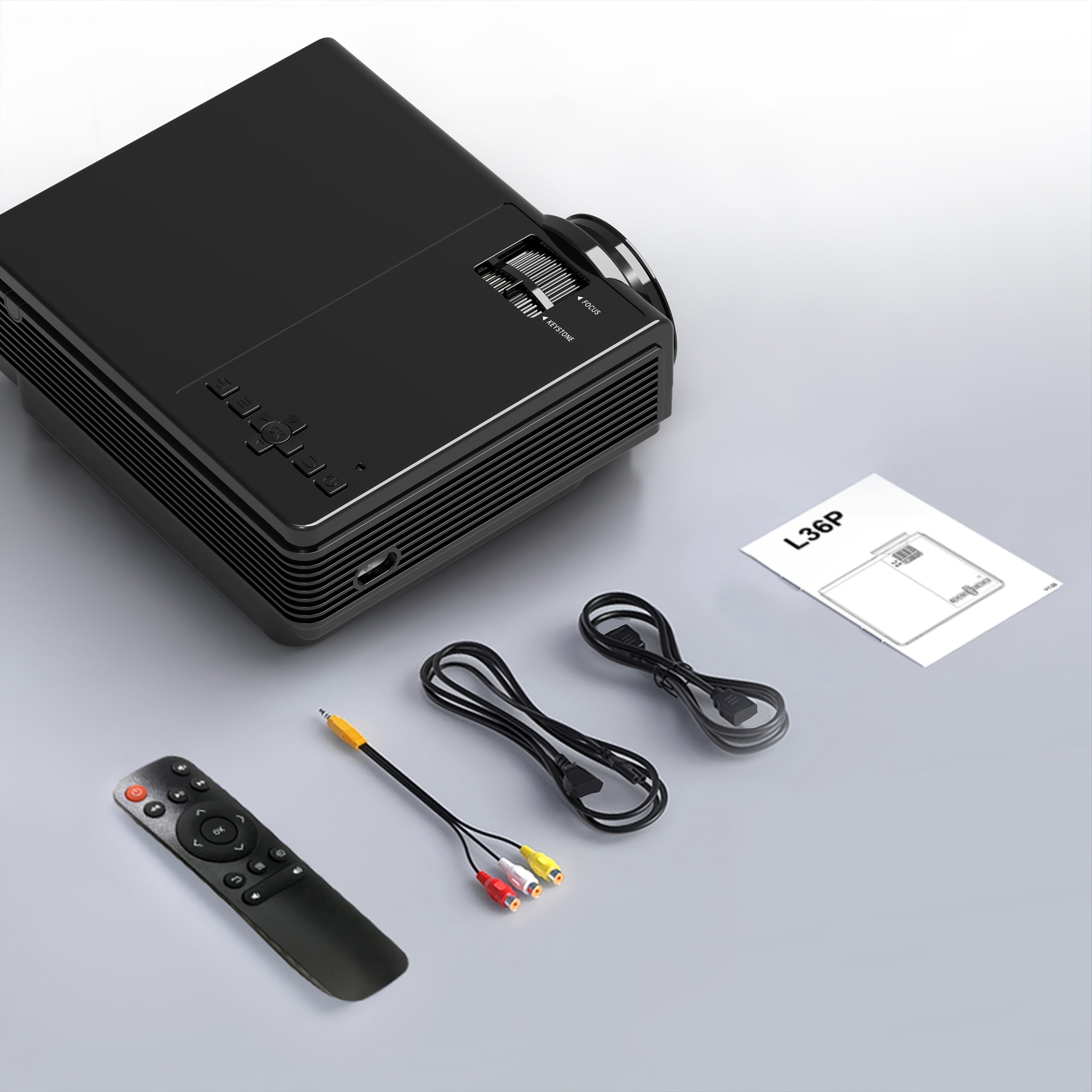 Mini Portable Projector 1080P Full HD Wifi Bluetooth Compact Video Player