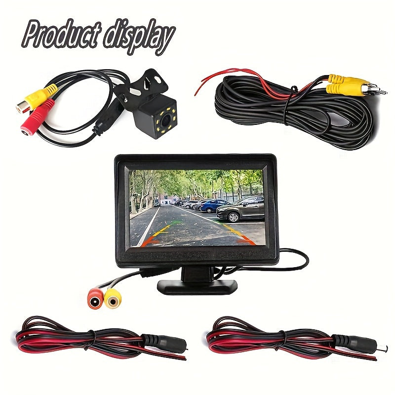 Car Rearview Camera 10.92 Inch Display 4/8/12 Light System