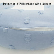 Almohada de apoyo para embarazo de cuerpo completo con funda removible para comodidad durante el embarazo