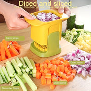 Kitchen Chopper Vegetable Cutter, Manual, Compact, Easy to Use