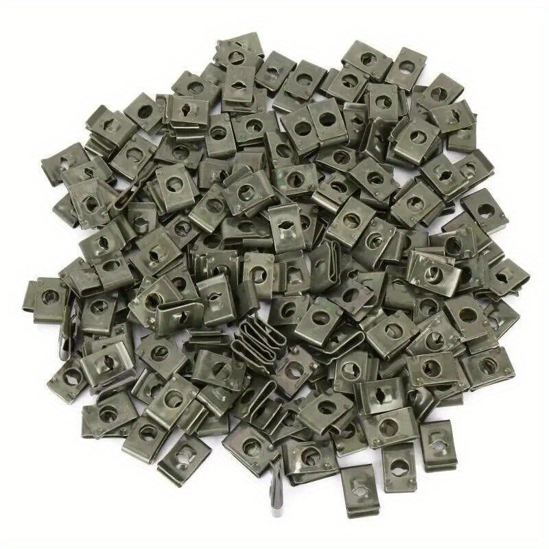 10/20/50/100pcs U-Clamp Car Tuning Clips Iron Metal Interior Fender Bumper Protection