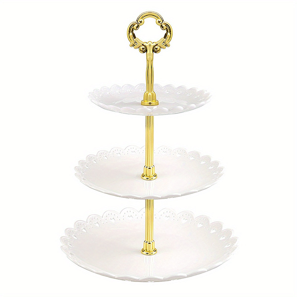 3-Tier Serving Stand for Cakes Cupcakes Desserts Holiday Party Table Decor