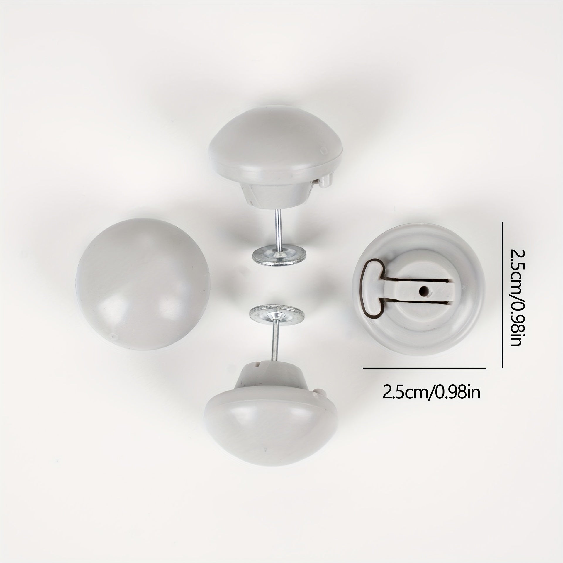 8-Pack Invisible Bed Cover Clips Non-Slip Sofa Fasteners for Bedding and Furniture