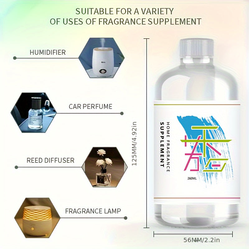 260ML Plant-Based Aromatherapy Essential Oil for Diffusers and Car Fresheners
