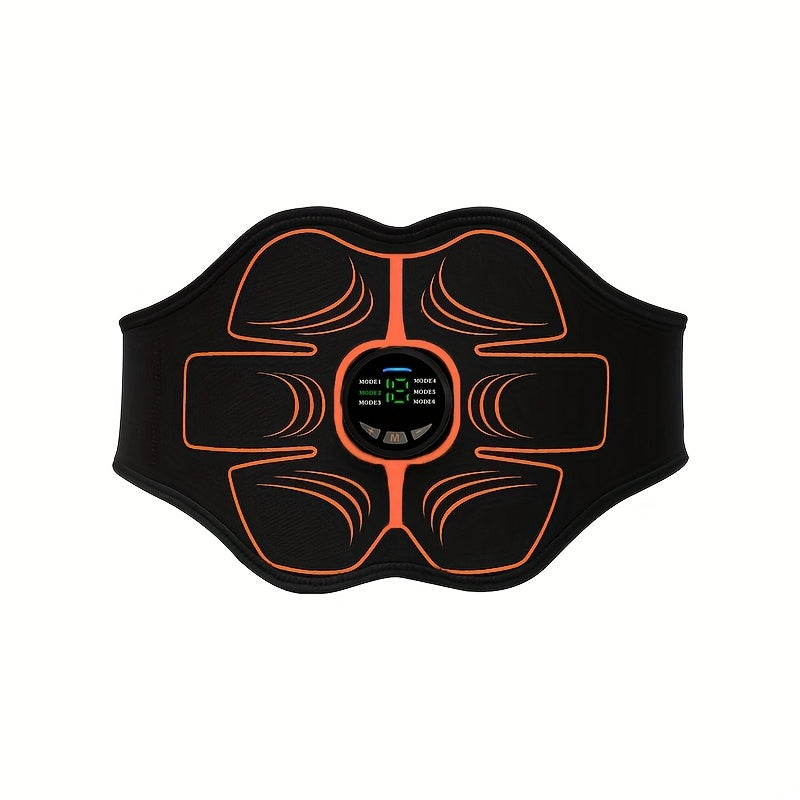 USB orqali zaryadlanadigan batareyaga ega EMS mushaklarni mashq qilish belbog'i, 6 rejim, 18 intensivlik, bel va qorin mushaklari uchun moslashuvchan uy sport uskunasi. Ajoyib 14-fevral sovg'asi.