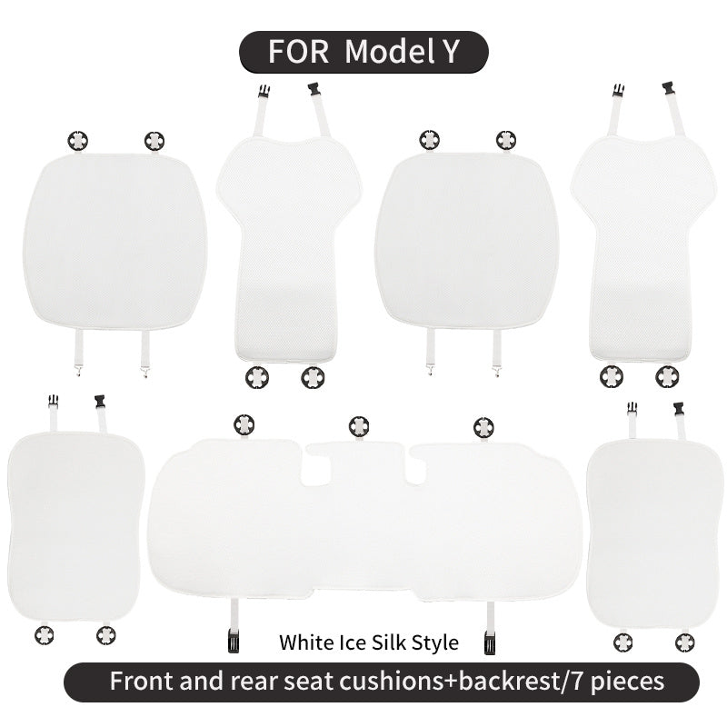Universal viskoza o'rindiq yostiq to'plami old va orqa avtomobillar uchun, sirpanishga qarshi, nafas oladigan