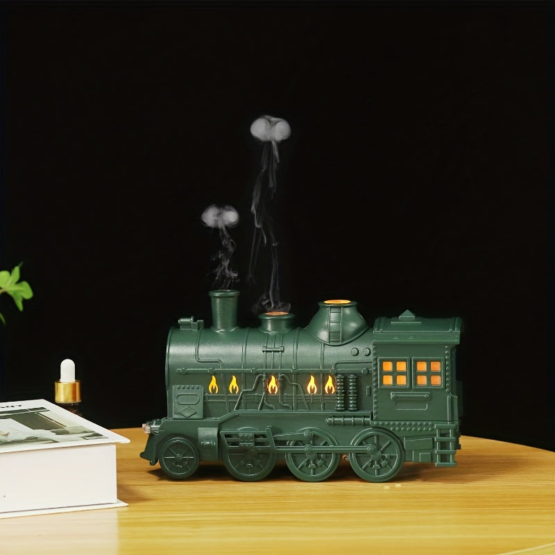 Essential Oil Diffuser Small Train 10.14oz Aromatherapy Cold Mist Lights