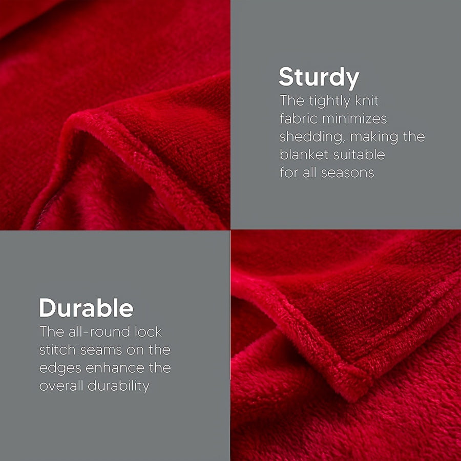 Зимний декоративный плед для дивана и кровати, 1 штука, легкий уютный фланелевый плед с супер мягким и теплым флисом, идеально подходит для дивана, софы и кровати