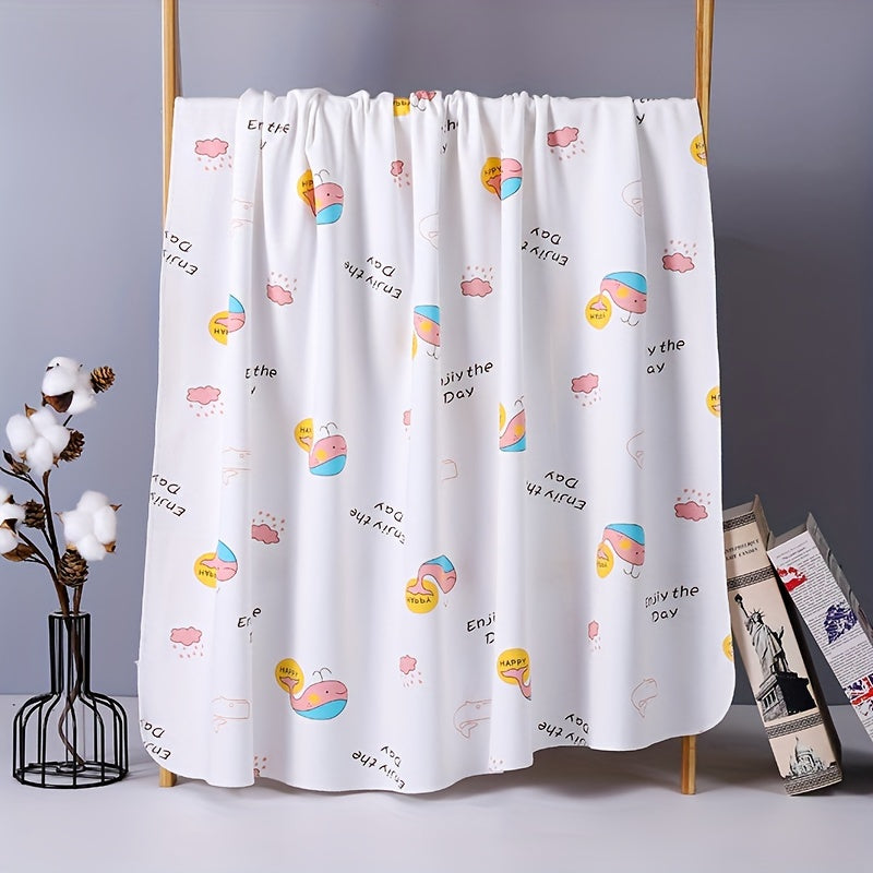 Плед размером 85 см на 85 см, изготовленный из мягкого, дышащего материала для тонкого и уютного обертывания или укутывания.