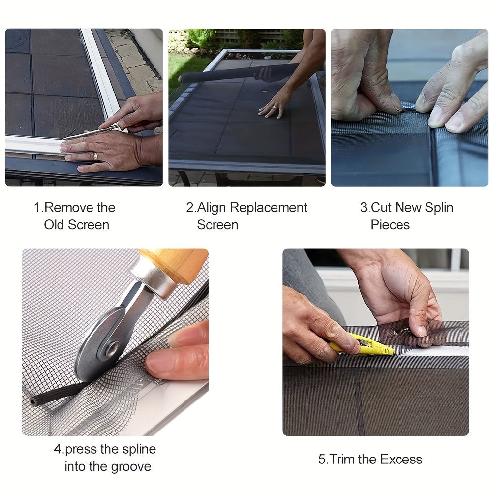 Indoor Mesh Screen for Windows Dust-Proof Self-Adhesive Window Screen Mesh 1 Piece