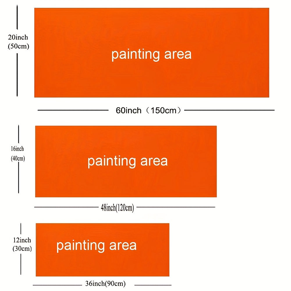 Unframed Canvas Wall Art Floral Modern Art for Home Office Decor