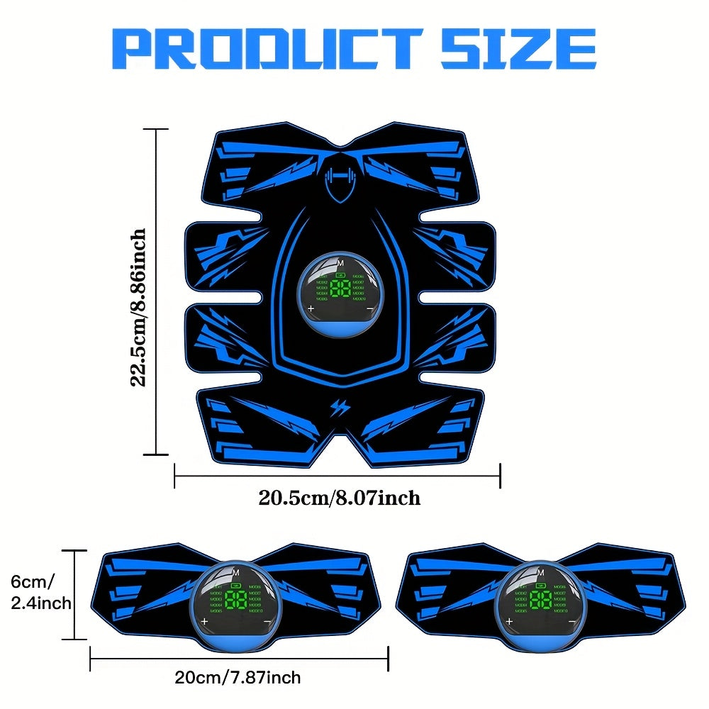 10-in-1 Muskula Massageri 29 ta kuchlanish darajasi bilan, qayta zaryadlanadigan litiy batareyasi bilan, qo'llar, oyoqlar, orqa va bel uchun