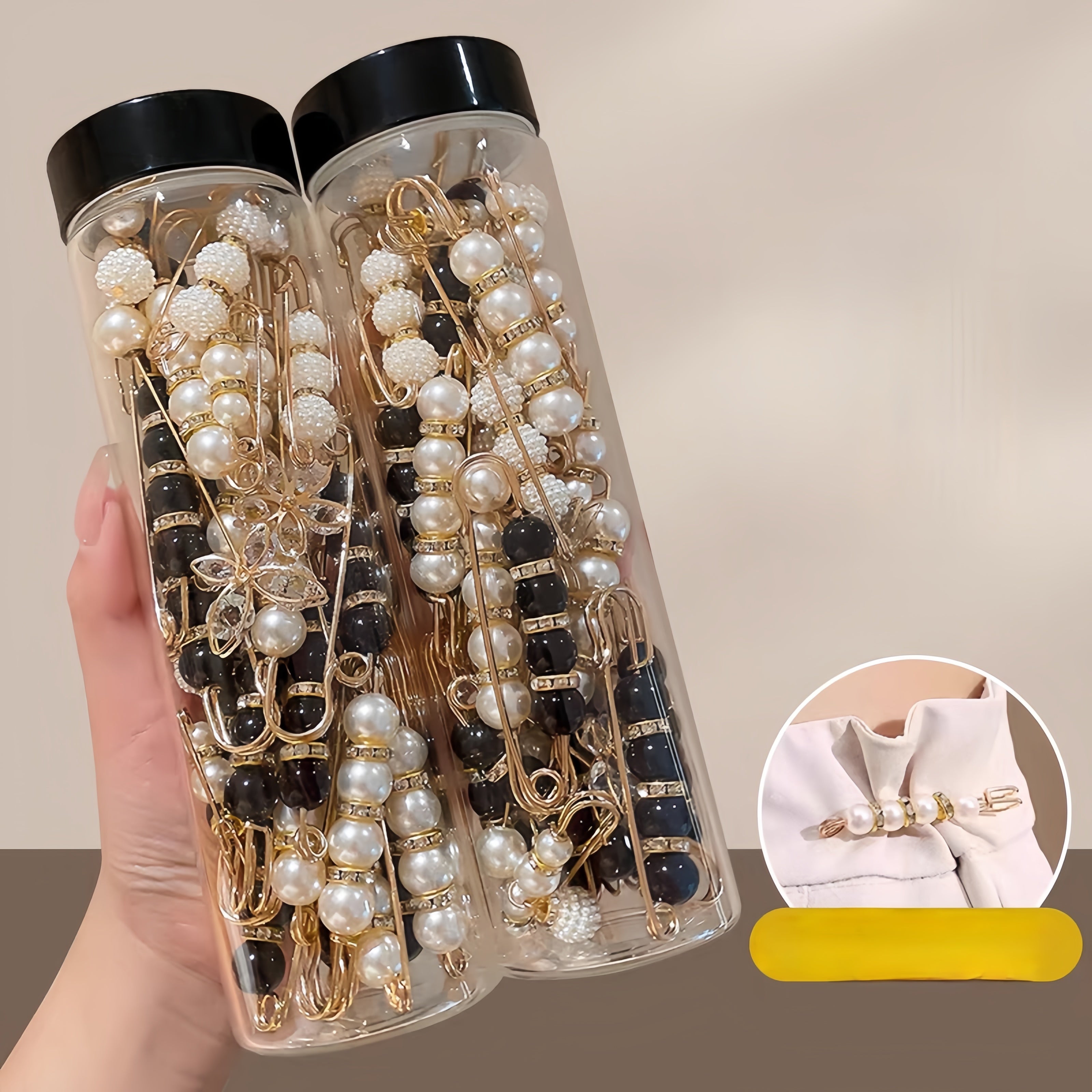 Kiyimlar va aksessuarlar uchun 35 ta minimalistik alloy noaniq shakldagi broshlar to'plami