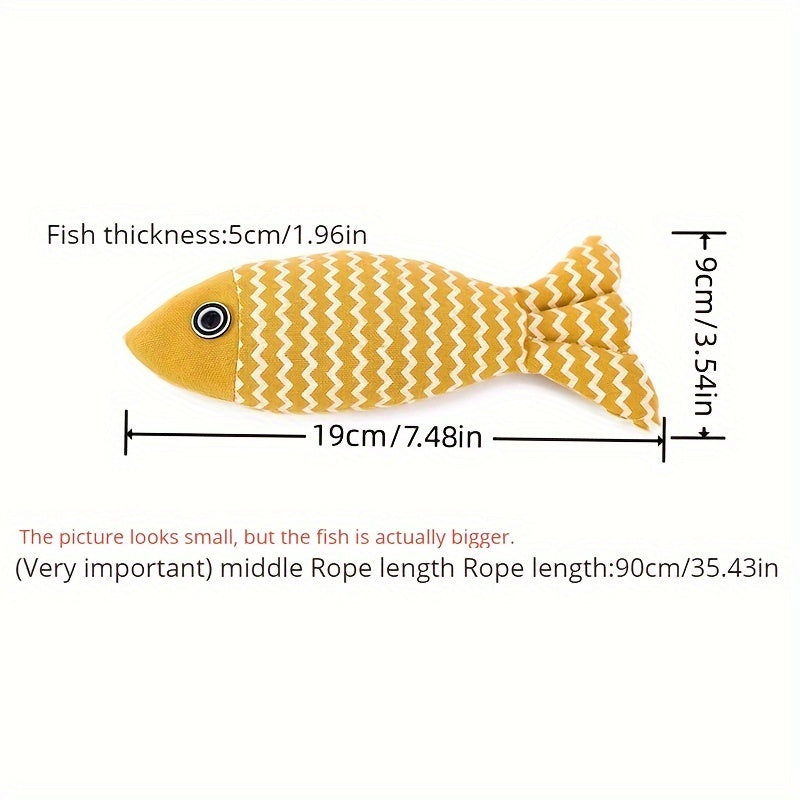 Шторы с завязками в виде больших рыб в скандинавском стиле для удержания штор на месте в гостиной или спальне в качестве элемента домашнего декора.