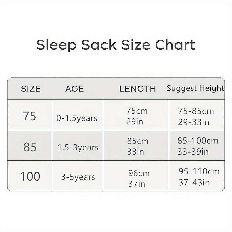 Kids Sleeping Bag 1.5 Tog with Animal Print and Split Legs for Boys and Girls