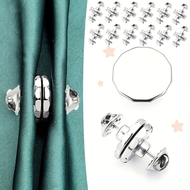 Magnetic Curtain Buckle Closure Set for Two-Way Switch 20 Pairs Butterfly Magnets