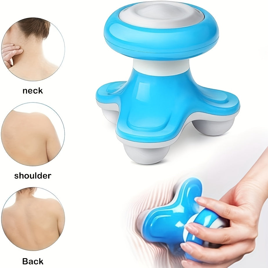 Portable Mini Triangle Massager for Whole Body 3D Battery Powered