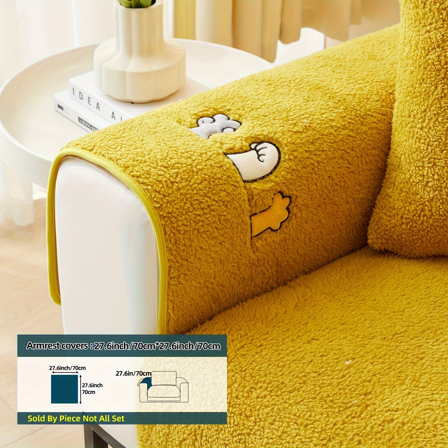 Плюшевый чехол на диван для собак, противоскользящий, защитный чехол для мебели