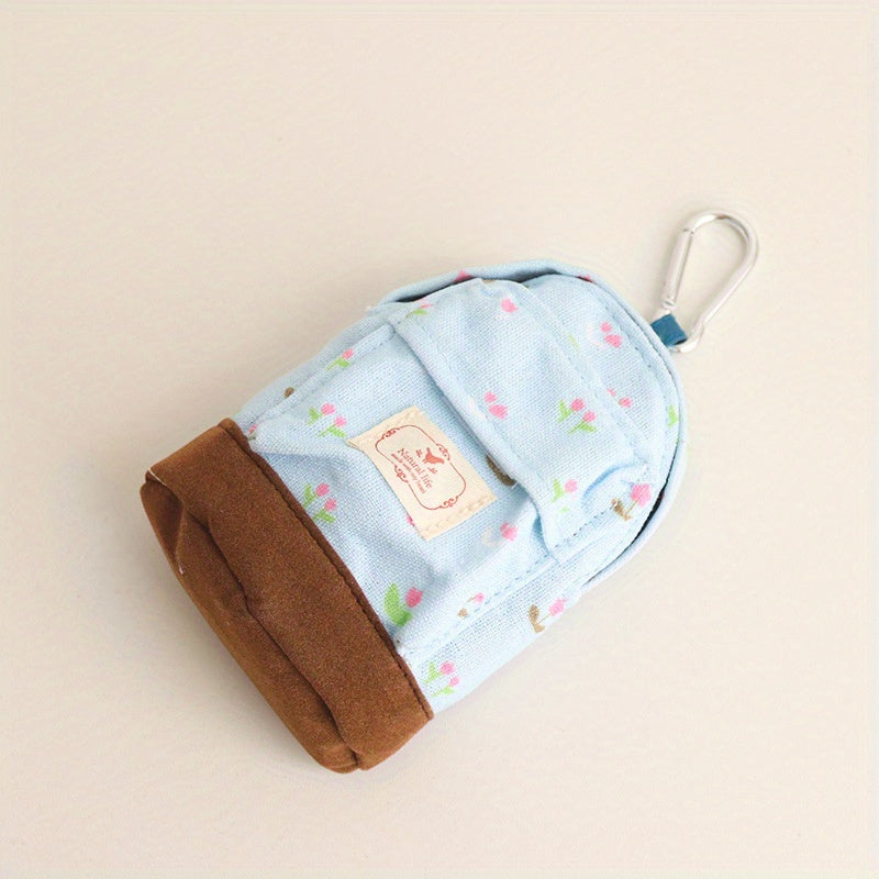 Mini Backpack Key Chain Wallet Small Purse for Keys and Coins