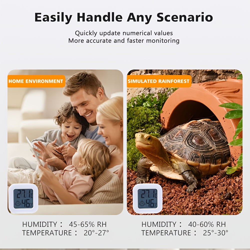 Termómetro digital para temperatura y humedad Pantalla Alimentado por batería Plástico