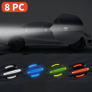 Protector de muñecas para coche, pegatina reflectante, protector de arañazos para pintura de coche