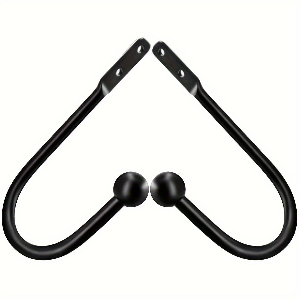 Retro Style Simple Fixed Curtain Tiebacks Set of Two