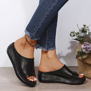 Women Slip-On Slide Sandals Summer Beach Casual Open Toe Non-Slip Rubber