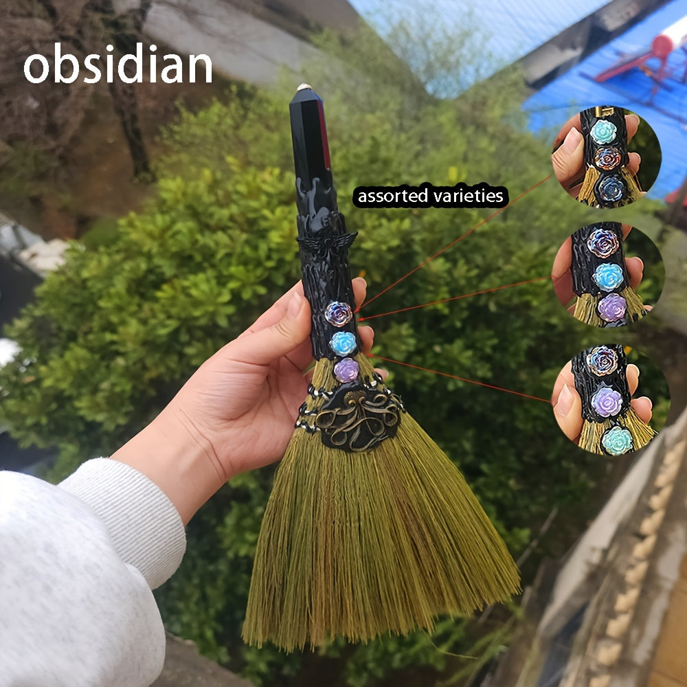 Hexagonal Natural Crystal Pillar for Home Decor and Meditation