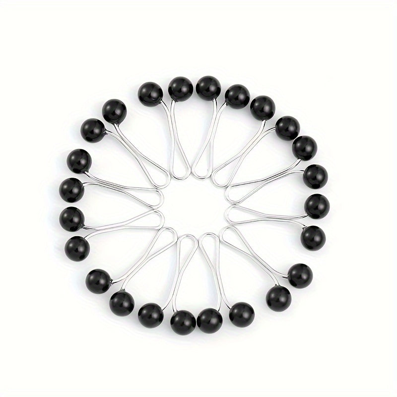 12 Middle Eastern Headscarf Clips with Faux Pearl Brooches for Scarves and Shawls