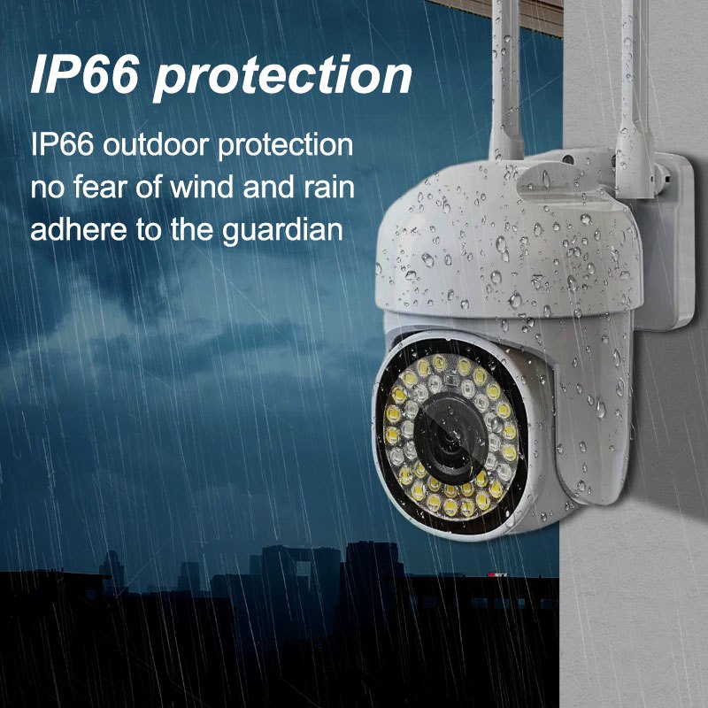 1080P Full HD Outdoor WiFi Security Camera with Pan-Tilt Auto-Tracking Night Vision Two-Way Audio Waterproof