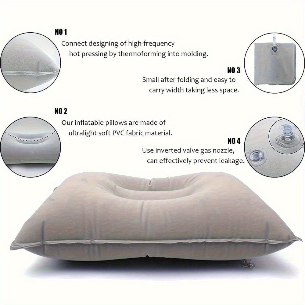 Soft Inflatable Cushions for Travel Camping and Outdoor Use