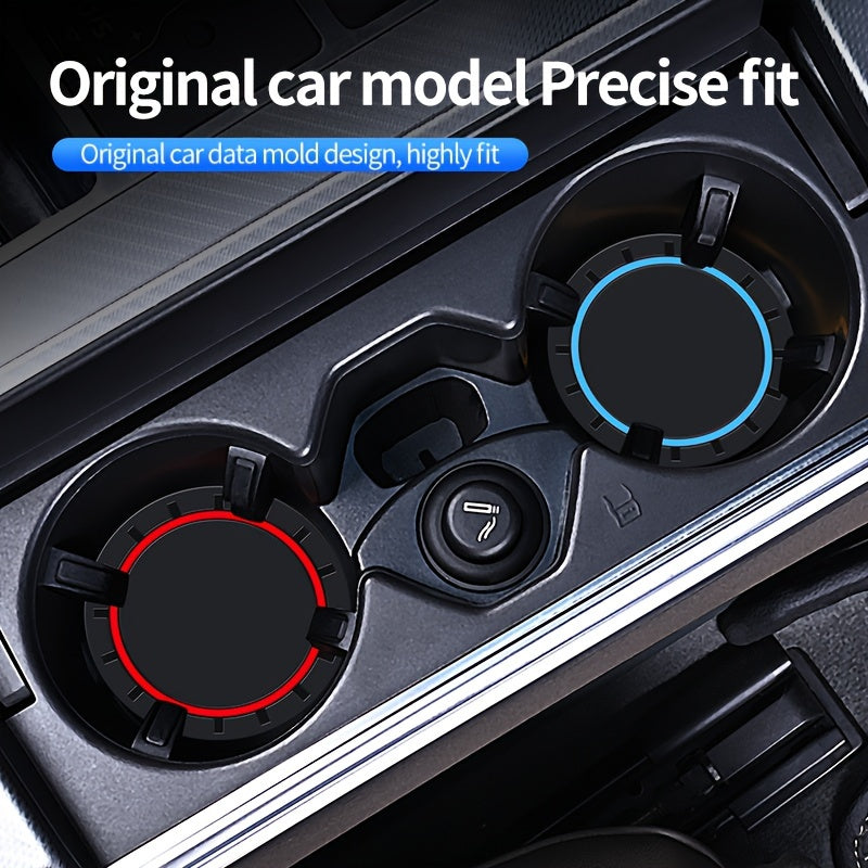 2 ta Silikon Avtomobil stakan tutqichlari uchun qopqogʻi, sirpanmaydigan, suvni o'zlashtiradigan, chidamli