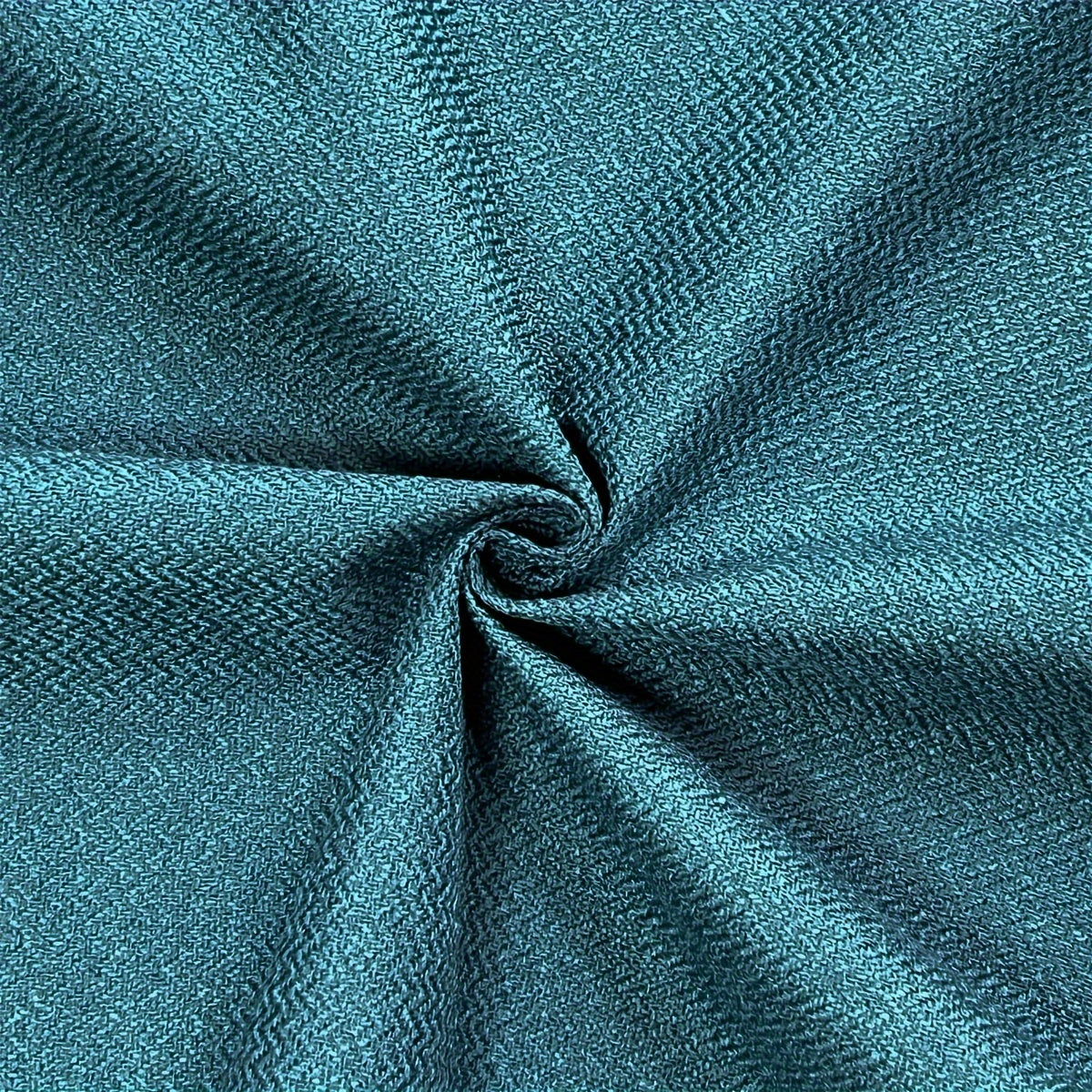 Blackout Faux Linen Textured Curtains Grommet Top for Bedroom Living Room