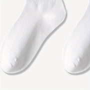 Men's Striped Crew Socks Pack of 3 Breathable Comfortable Outdoor Wear