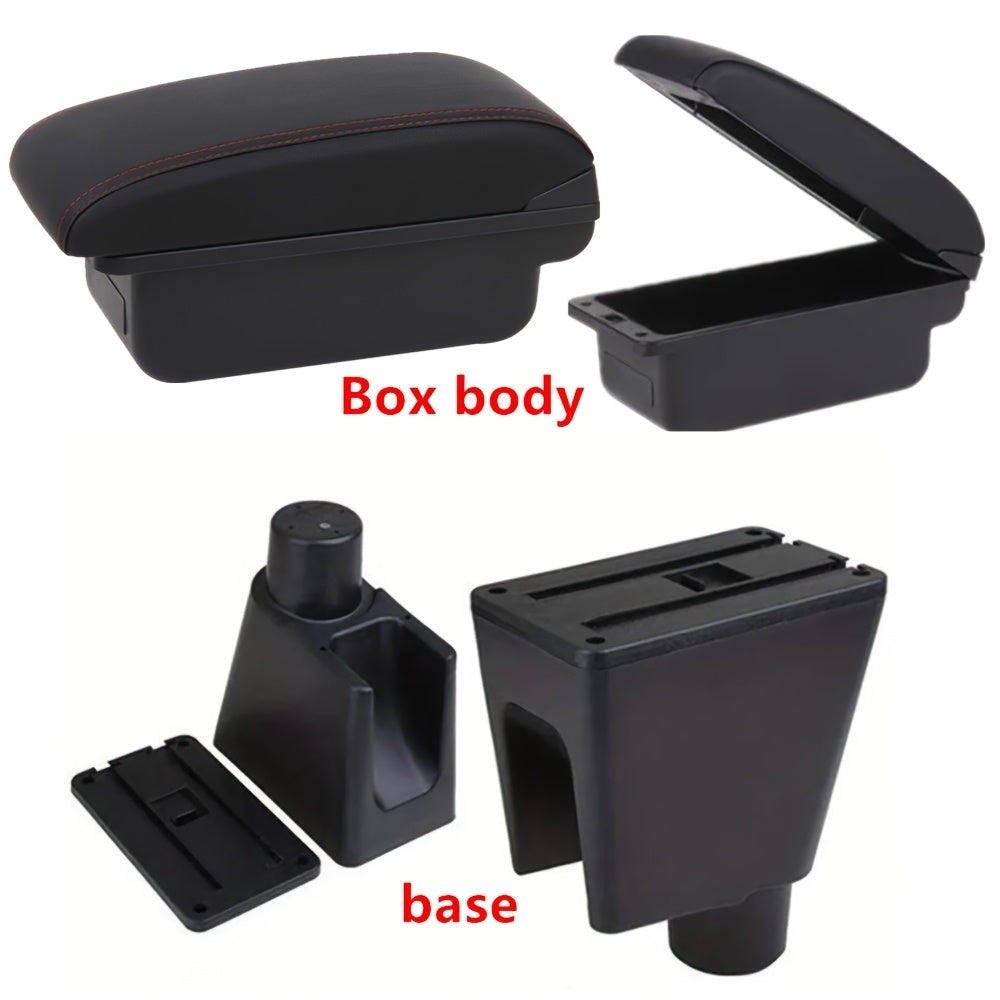 Car Interior Center Console Armrest Box Storage Carrier for Compact Vehicles